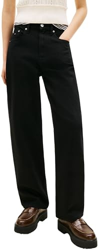 Tommy Jeans Damen Gerade Layla Hr Slim STR Ai4185 Dw0dw23021