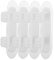 Ciieeo 4pcs PVC Water Pipe Clips Shaped Hose Holders for Washing Machine Drain Hose Diameter Strong Adhesive Reliable Support Reduce Vibrations Easy Installation
