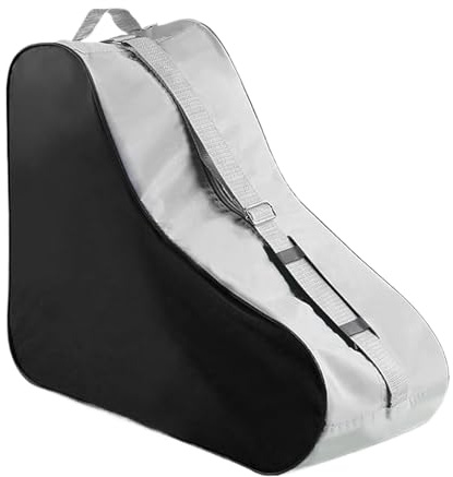 Generisch Eislauftasche – 36,5 x 20 x 42,5 cm, großer Verstellbarer Rucksackträger mit Reißverschluss | Oxford Stoff Figur Kinder Rollschuhe Handtasche, für Kinder Schuhe Cheer Frauen Männer