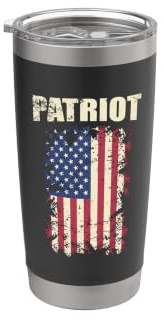 USA Flag Patriot Stainless Steel Insulated Tumbler