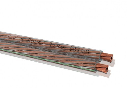 Oehlbach Lautsprecherkabel 2x4,00mm² transparent, Meterware (Preis pro Meter)