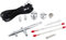 Fengda Set aerografo FE-186K con manopola anteriore regolabile in micro aria e 3 diverse dimensioni Dimensioni tazza e ugello per pittura, tatuaggi, modelli artistici ed ecc.