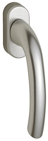 Fenstergriff auf Rosette Aspekt Edelstahl für oscilllo Fensterflügel Tokio Hoppe und Cie