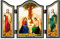 NKlaus 1409 Heilige Dreifaltigkeit christliche Ikone Svjataja Troica Reise Altar