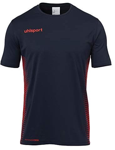 Uhlsport Herren Score Kit Trikot&Shorts Set, Marine/Fluo rot, XXL
