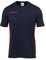 Uhlsport Herren Score Kit Trikot&Shorts Set, Marine/Fluo rot, XXL