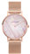 PAUL VALENTINE - Hochwertige Damenuhr in verschiedenen Größen und Farben - Armbanduhr mit stilvollem Metallic-Ziffernblatt, kratzfestes Glas, schmales Mesh-Armband