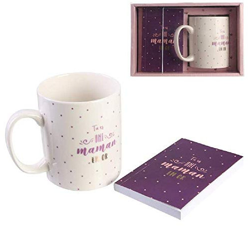 CMP, Mug Droit Tu ES Une Maman en Or avec carnet