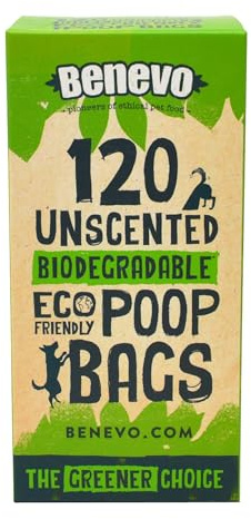 Benevo Biodegradable Poop Bags, 120 Bags