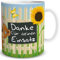 TRIOSK Tasse Danke lustig mit Spruch Bären Einsatz Dankeschön für Alles Geschenk Dankessprüche Frauen Freundin Männer Kollegen Chef Erzieher Bunt