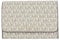 Michael Kors Women's 35F0GTVC8B Jet Set Travel Medium Multifunction Phone Xbody Crossbody Bag Wallet (Vanilla)