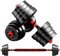 Strongway® Adjustable Dumbbell Set - 20KG, 30KG, 40KG - 2 in 1 Dumbbell/Barbell Set with Connecting Rod - Free Weights for Home Gym