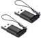 Seminer USB C Female to USB A Male Adapter (2 Pack) with Lanyard, USB Type-C to USB A 3.0 Adapter Converter Compatible with MacBook Pro, Samsung Notebook, Laptop, PC and More, Black