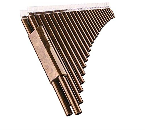 TSTS Panflöte Instrument Bass Pan Flöte 48-Tube Doppelpfanne Flöte Bass Pan Flöte