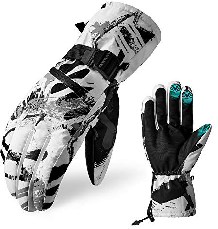 TRILINK Guantes Térmicos de Invierno para Hombre y Mujer - Guantes Esquí con Pantalla Táctil para Esquí, Ciclismo, Snowboard, Running, Escalada, Senderismo y Otros Deportes Invernales al Aire Libre