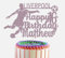 Football Personalised Birthday Glitter Cake Topper With Any Name Age & Team (Rose Gold)