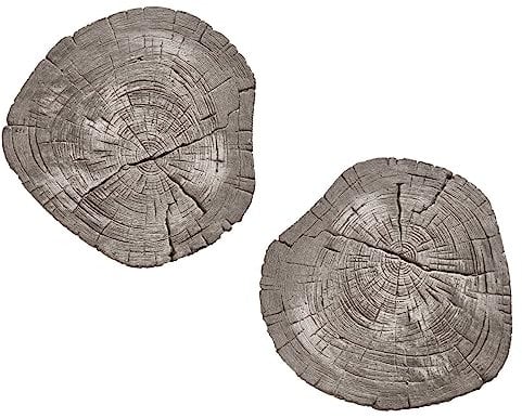 STONETEC Trittsteine Baumscheibe für Garten und Gehwege - 6 Trittplatten im Set - große Gartenplatten aus Beton Stein je Ø 30 cm