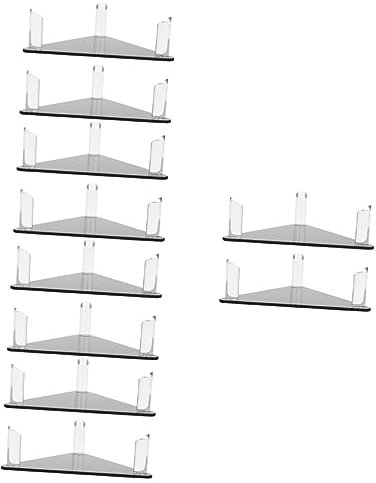 Abaodam 10 STK Kugelständer Basketball Zeigt Halter Stand Anzeige Für Basketballkoffer Display-Rack Erinnerungsständer Halter Für Ausstellungsständer Acryl Basketball-Box Fußball