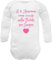body neonata manica lunga caldo cotone frase amore - E ti ameremo come accade nelle favole... per sempre - idea regalo nascita ameremo rosa cc 00: 0-3 mesi)