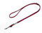 Mystique® Gummierte Umhängeleine Leine 20mm Standard Karabiner weinrot 2,5m