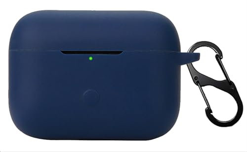 GIOPUEY Cilicone Case Compatible with Marshall MOTIF II ANC, Ultra-thin soft Cover, Slim-Fit,Anti-Fall,Not Easy to Dirty - Navy blue