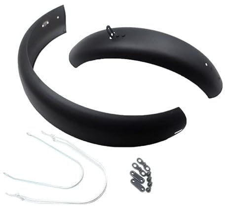 GeOinQL Schutzblech Set,Fahrrad Schutzbleche, Fahrrad Kotflügel 16 Zoll 16x3.0 E-Bike Reifen Snowboard Elektrofahrräder Kotflügel Eisen Kotflügel