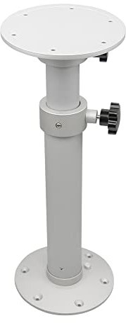 HoldOneLight PremiumTable Pied de piédestal réglable 445–690 mm pour bateau et table rotative Pied de base amovible pour camping-car, caravane, bateau, yacht, maison