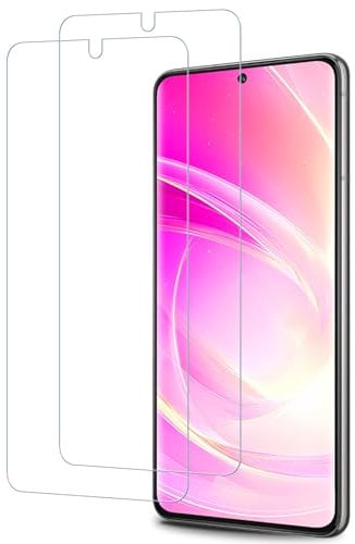 2 Stück für Panzerglas für Samsung Galaxy S22 Schutzfolie, 9H Härte Schutzglas für Samsung S22 Displayfolie, Blasenfrei Fingerabdruck-ID Displayschutzfolie, 2,5D Rundkante Folie, Sensitive Touch