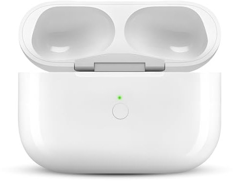 NOCRLG Compatibile con custodia di ricarica AirPods Pro di prima e seconda generazione, 680 mAh, con pulsante di sincronizzazione accoppiamento Bluetooth per ricarica wireless (senza auricolari)