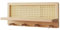 Générique Wandhalterung, Holzregal, rustikales Design, Space Saver, stilvoll, robust, einfache Installation, vielseitig einsetzbar, Wand-Organizer für Eingangsbereich, Studentenzimmer, 39 x 15,6 x