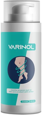 Varinol Mentha Arvensis & Arnica Hautpflegecreme – Erfrischendes Pflegegel mit natürlichen Ölen – Für leichte Beine & gepflegte Haut – 125 ml