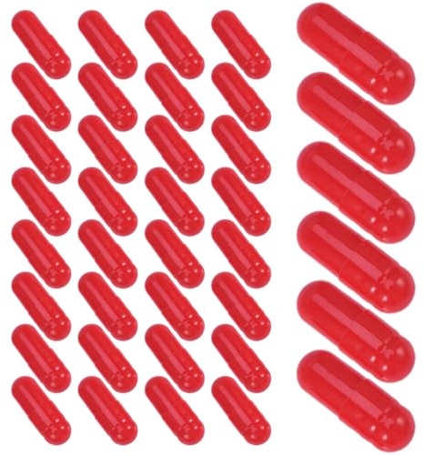 LALADEFIEE Capsules de Faux Sang Bouche Halloween, 50 Pièces, Maquillage Lavable, Accessoires de Farce Réalistes pour Soirées Déguisées et Cosplay