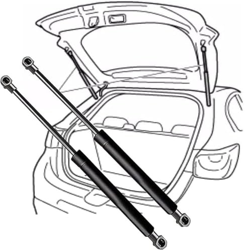 2 Stück Kofferraum Stoßdämpfer Gasfeder Für BMW 1er E87 E81 Hatchback 116i 118i 120i 123i 130i 2003-2013(No #51247060622)-41.1cm,Unterstützt Heckklappendämpfer Hydraulikstange Zubehör