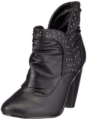 Buffalo Girl 111995 237540 Syn Grain PU Black 01 - Stivali da Donna, Nero 01, 38 EU