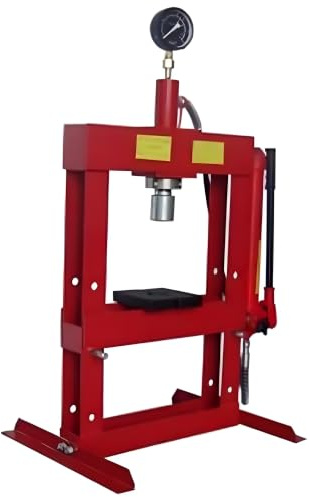 Presse hydraulique 10T avec Manomètre Presse Établi Atelier 180-355mm