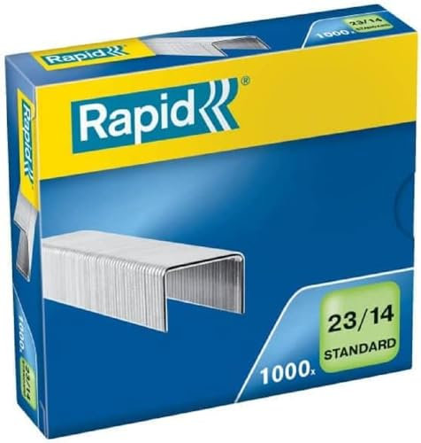 Rapid Heftklammern (23/14 mm, Standard, verzinkt) 1000 Stück