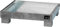 Bauer Kleingebinde-Auffangwanne, BxLxH 900x800x220 mm, Auff.vol. 68 l, ohne Gitterrost, verzinkt