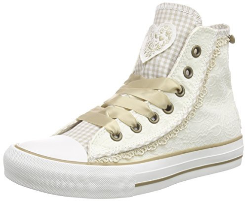 Krüger MADL Sneaker Cream Dream, Damen Hohe Sneakers, Beige (Ecru 2), 40 EU