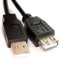 5m Metre LONG USB 2.0 EXTENSION Cable Lead A Male To A Female SHIELDED