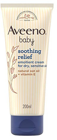 Aveeno Baby Soothing Relief Emollient Cream, Single Pack, 1 Count