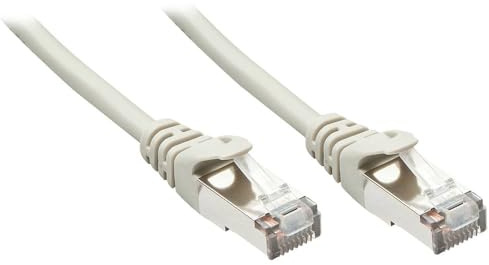 Lindy 48392 2 m Cat 5e F/UTP (Twisted Pair) Network Cable – Grey (2 m, Cat5e F/UTP Network Cable (FTP) RJ45 RJ-45, Grey)