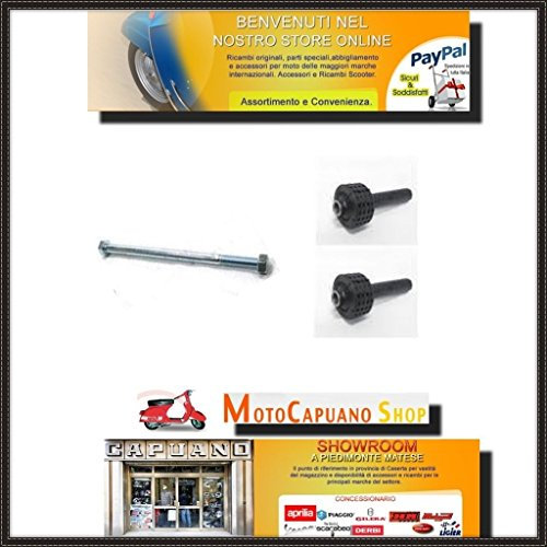 KIT PERNO BULLONE 2 TAMPONE SILENT BLOCK MOTORE VESPA 50 R L N SPECIAL