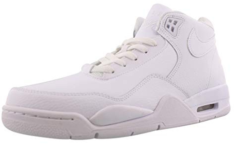 NIKE Flight Legacy Men's Fashion Trainers Sneakers Shoes BQ4212 (White/University Red/Black 100) UK12 (EU47.5)