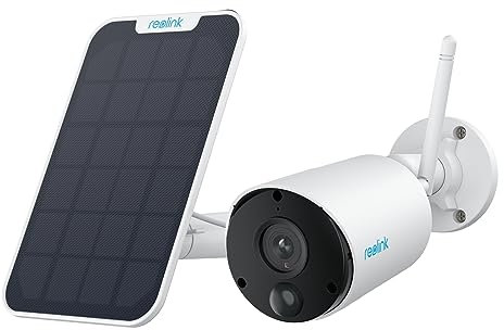 Reolink Überwachungskamera Aussen Akku 2K 3MP, Kabellose Solar Kamera Outdoor mit KI-Erkennung, 2.4GHz WLAN, Argus Eco mit Solarpanel (2 Stück)