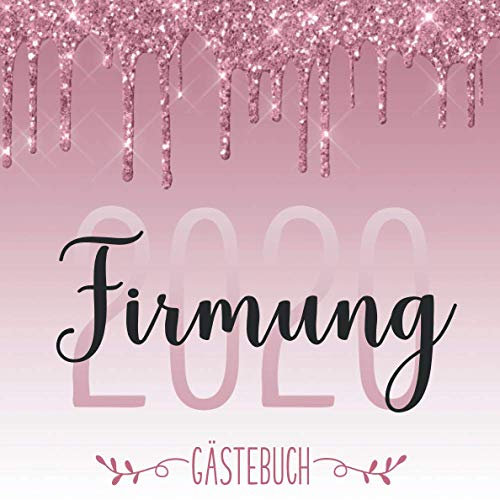 Firmung: Gästebuch zum selbst ausfüllen | Geschenk zur Firmung | Tolles Album zur Erinnerung
