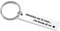 PiercingJak Porte-clés Voiture Personnalisé Gravé Couple Amoureux Amitié Keychain Trousseau Acier Inoxydable Cadeau Femme Homme Saint-Valentin Anniversaire Noël(Attention sur la route)