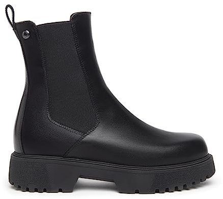 Nero Giardini I309112D Stivaletti Chelsea Donna in Pelle - Nero 35