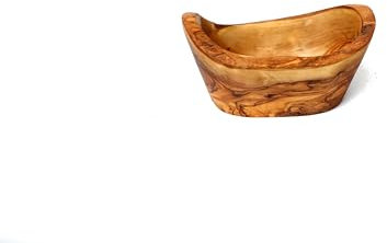 OLIVEART Bol rustique en bois d'olivier sculpté à la main 13 cm