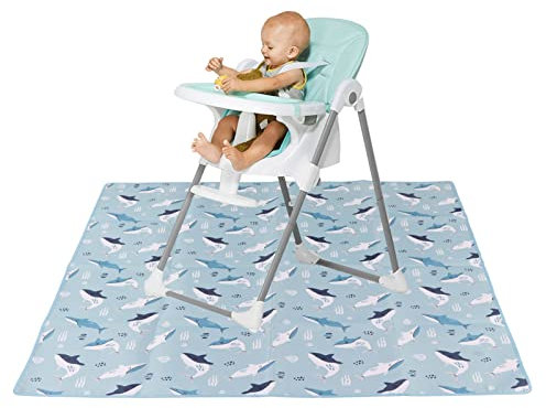 Garosa Baby Splat Mat für Unter Hochstuhl Baby Waschbare Spill Mat Wasserdicht für Office Home