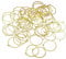 Durable 100x Gold Wine Glass Charm Rings 29mmx25mm Superior Quality and Creative, 100个, other gemstones, 100个, other gemstones